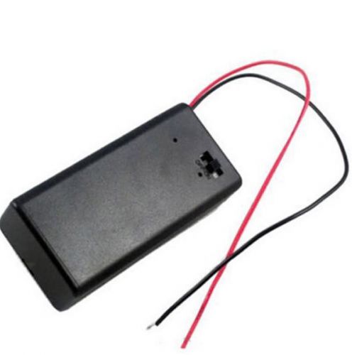 Reliable Great Switch Cover 9V Volt PP3 Battery Holder Box Case + Wire Lead ABCA