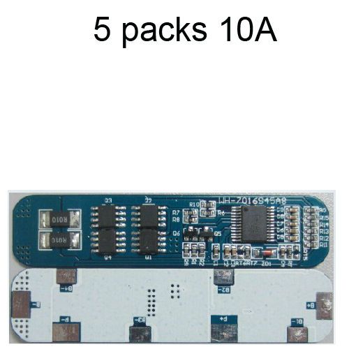 10a protection board  for 5 packs 18v 21v 18650 li-ion lithium  battery charger for sale