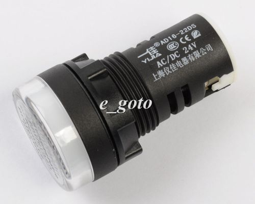 White ad16-22ds led signal light indicator 24v 22mm 220v for sale