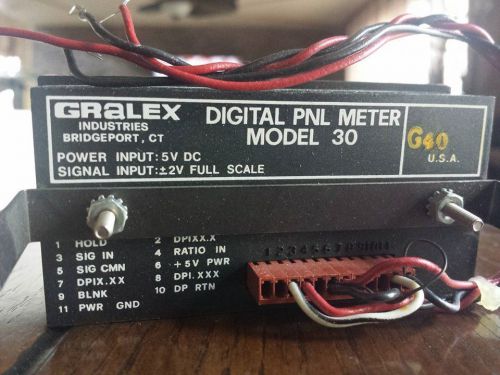 Gralex digital PNL meter model 30
