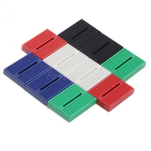 10x 170 tie-points color solderless prototype breadboard for arduino shield gbw for sale