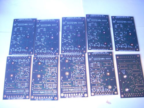 10 EA VARO VINTAGE MILITARY PRINTED WIRING BOARDS  SILVER CONTACTS P/N: 118674-1