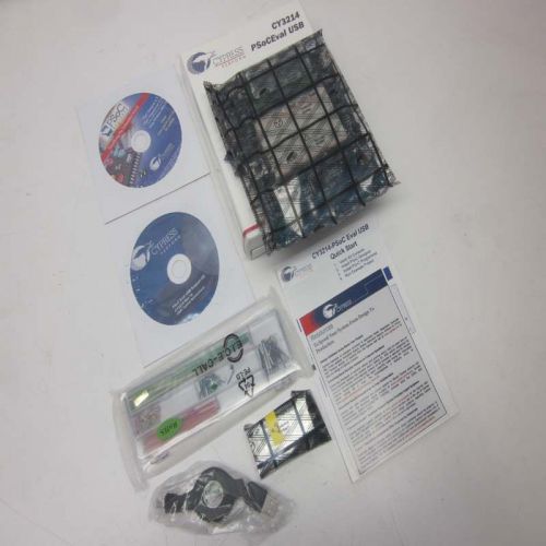 Cypress Perform Programmable CY3214 PSoCEval USB w/LCD Module + Kit