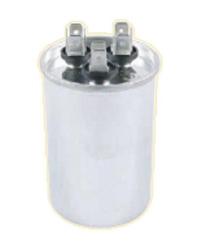 Motor run capacitor – dual capacitance 7.5/55 uf 440v 5% tolerance ac metallized for sale
