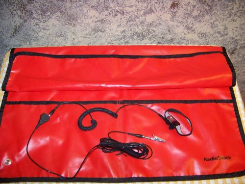 Anti static mat kit ground wire wrist band strap tool pockets computer repair for sale