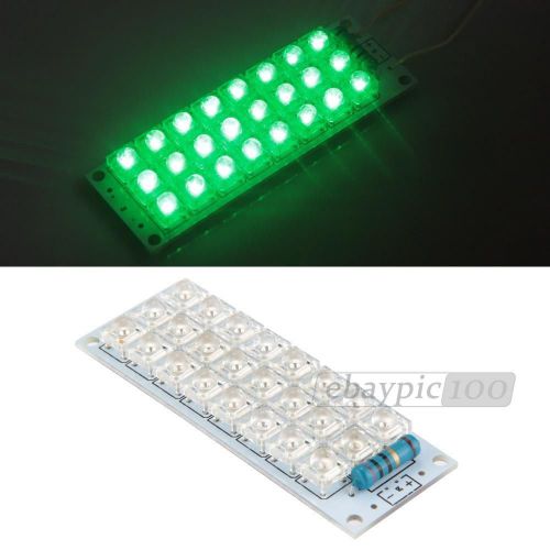12V Bright Green 24 Piranha LED Panel Board Light 2W Energy Saving
