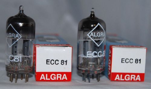 ECC81 ECC-81 ALGRA TUBE VALVE NOS X2pcs