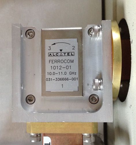 Alcatel ferrocom sma to waveguide duplexer 10.1 - 11.0 ghz 1012.01 for sale