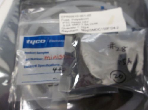 Raychem fuse,polysilicon ptc reset 24v 3.0a smd 1.5a   #minismdc150f/24-2 x reel for sale