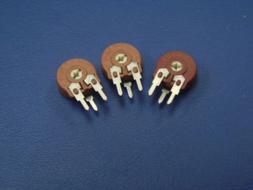 3- Pieces Piher 2500 Ohm 10MM 1/2 WattTrim Pot Potentiometer Upright Mount