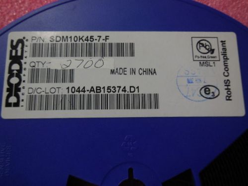 2700 pcs diodes sdm10k45-7-f for sale