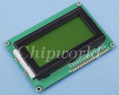 Lcd1604 16x4 character lcd display module 5v lcm yellow/green backlight for sale