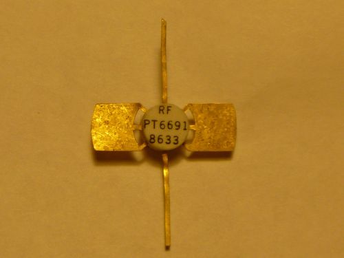 Qty 10 trw npn power transistors, pt6691. mil spec gold plated.  make offer! for sale