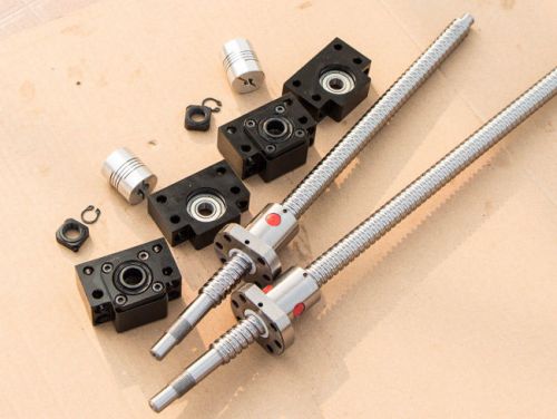 2pcs new ball screw sfu1605 l700mm l1050mm+2pcs bk/bf12+2pcs 6.35*10 couplers(c) for sale