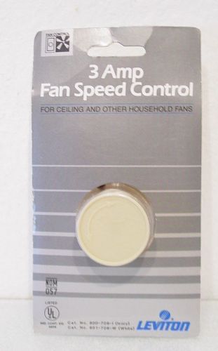 LEVITON SINGLE POLE FAN SPEED CONTROL 3 AMP &amp; other household items New package