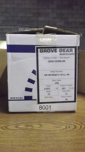GROVE GEAR  GR-WFMQ813-10-LL-56 *NEW IN BOX*
