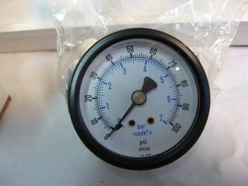 Enfm nd133f1b309gg  precision pressure gauge 0-100 psi *new in  box* for sale