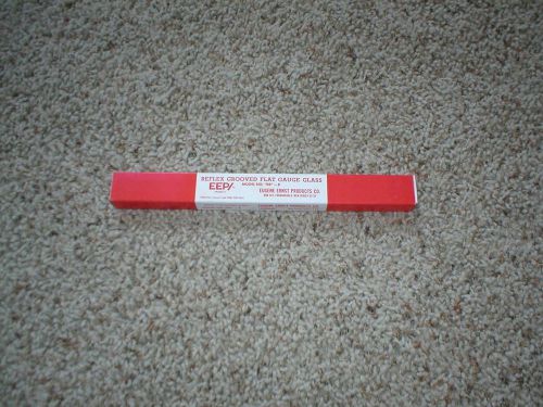 New in box, eugene ernst products rb-8 reflex grooved flat gage gauge glass for sale