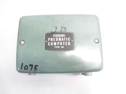 FOXBORO 46S-10-42 PNEUMATIC COMPUTER TYPE 46 CONTROLLER D470375