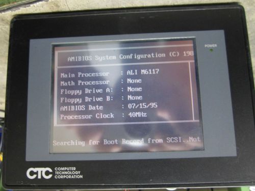 CTC Parker Operator Interface P11-314DR Touch Screen