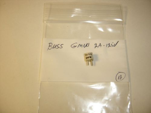 BUSS GMW FUSE 2A 125V 1/4 INCH O.D. NNB