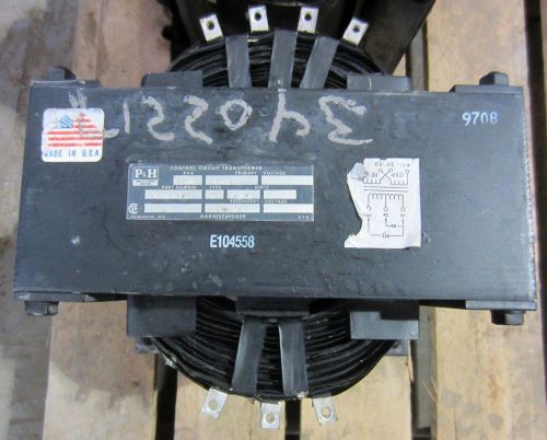 P&amp;h control circuit transformer 75q126-d1 3.0kva 230/460v 50/60hz used t/o for sale