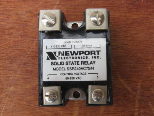2 pcs newport solid state relay ssd240ac75a for sale
