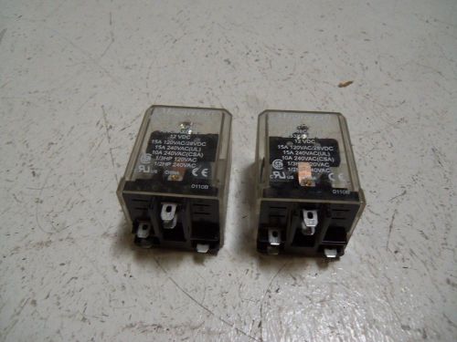 LOT OF 2 MAGNECRAFT W388CPX-2 RELAY *USED*