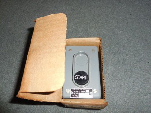 Nib- class 9001 type bw-46 push-button electrical start box square d for sale