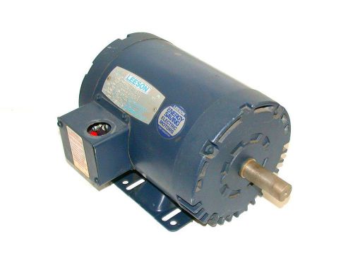 LEESON 1/2 HP 3 PHASE  AC MOTOR  MODEL  C145T17DB4B  CAT NO.120054.00