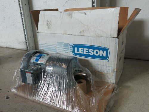 Leeson 116594.00 c6t17fb144b ac motor, 3-hp, 1740-rpm, 208-230/460vac for sale