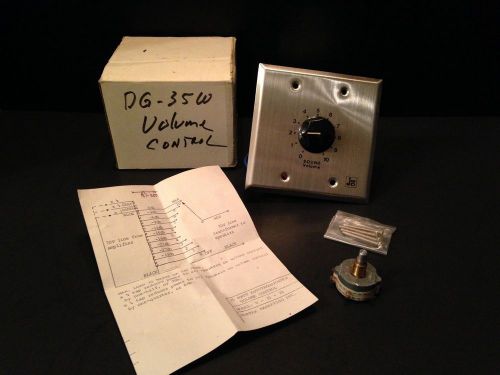 DG - 35 Watt JD Volume Sound Control - NEW in Box, w Instructions