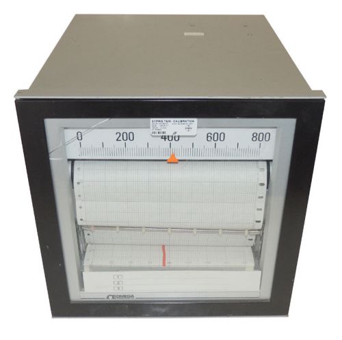 Omega 180A-01-K Temperature Chart Recorder 0-800C Temp Precision / Warranty