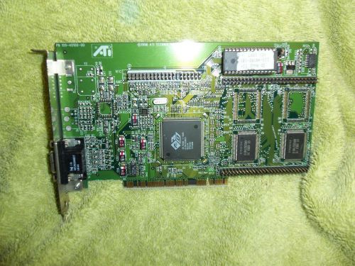 ATi 3D Rage-II 2MB VGA PCI Video Card 109-38200-00 Tested!