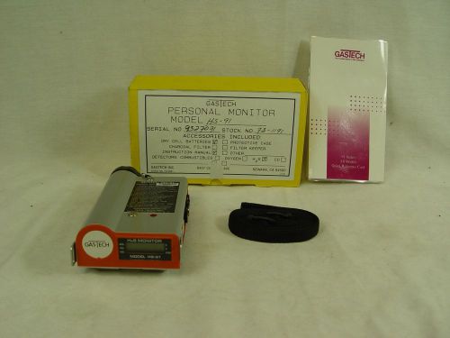 GasTech HS-91 Personal Monitor  Hydrogen Sulfide Detector