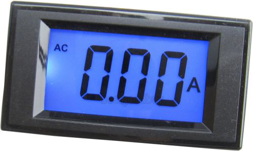 0-10.00a digital ac ammeter amp panel meter ampere monitor ac/dc 8-12v powered for sale
