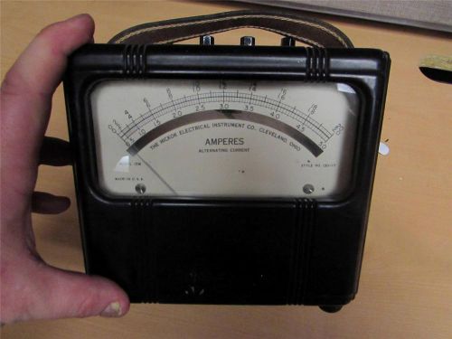 Vintage 1965 Hickok Ammeter Model 13M Alternating Current Amperes Amp Meter