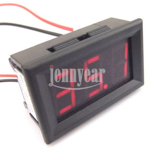 High brightness digital electric current tester meters 0-50a dc ammeter red led for sale