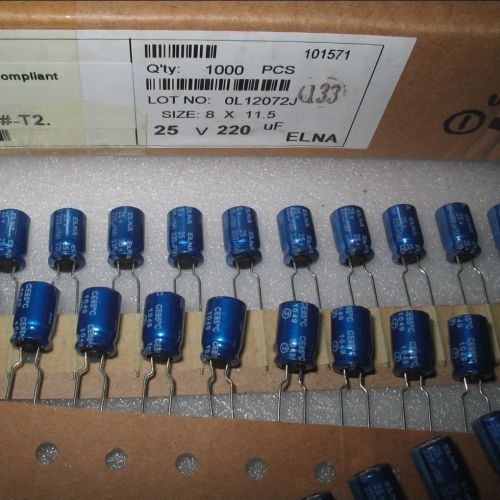 10pcs/lot ELNA RE3 25V220UF audio capacitors