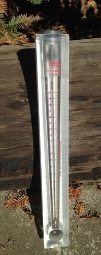 King instrument 0-20 scfm panel mount flowmeter for sale
