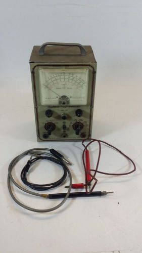 ***Good Vintage Heathkit Vacuum Tube Voltmeter Model V4 A ***