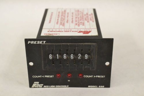 RED LION 680 68050000 LB680080 5-1/2IN DIGIT PRESET COUNTER MODULE B329550