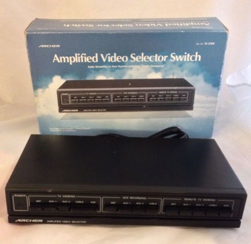Archer Radio Shack 15-2100 Amplified Video Selector Switch