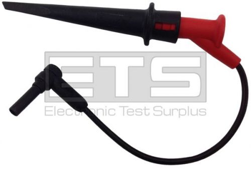 Fluke RS200 Scopemeter Probe Ground Lead Hook Clip Red RS-200 RS 200