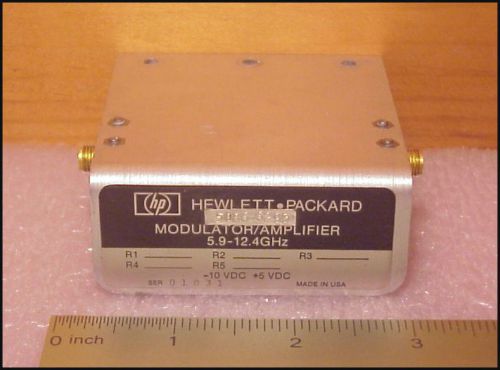 HP 5086-6293 modulator amplifier 5.9 - 12.4 Ghz