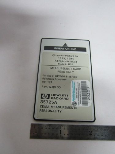 HP MEMORY CARD 85725A CDMA PCMCIA BYTES SRAM  BIN#B2-C-74