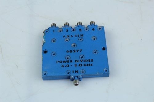 Anaren 40277 power divider 4 - 8ghz  4-way for sale