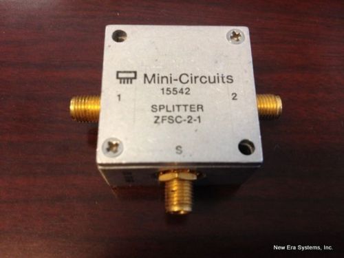 Mini Circuits ZFSC-2-1 2-WAY Power Splitter/Combiner 50 OHMS 5-500Mhz Used SMA-F
