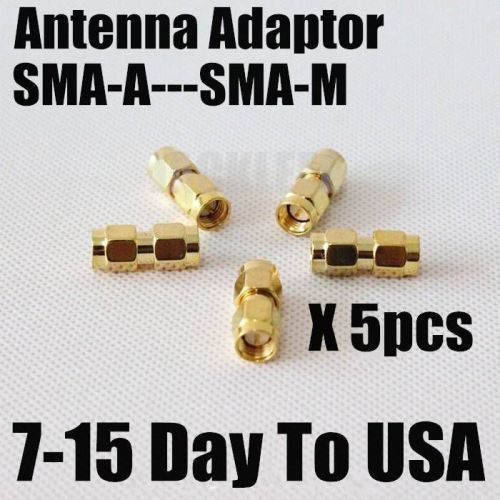 5PCS RF Antenna Connector SMA Male To SMA Male For Two Way Radio SMA-M To SMA-M