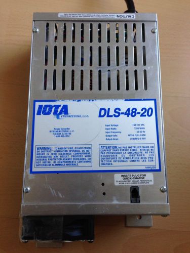 IOTA DLS-48-20 AC/DC POWER CONVERTER  Supply Charger Super Clean